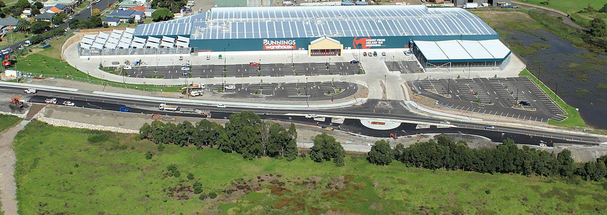 Bunnings Wallsend site excavation